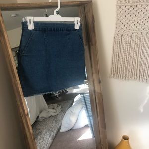 Jean skirt